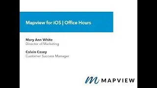 Mapview Office Hours: June 1, 2018