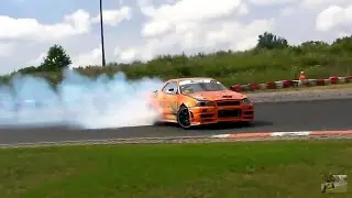 Drift Nissan Skyline R34 LS3 TURBO 650HP 800Nm Jaś Borawski DMP r3 Słomczyn