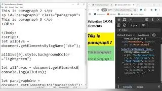 Selecting Elements by Tag Name in JavaScript