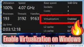 How to Enable Virtualization on Windows PC