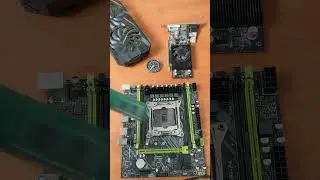 Компьютер за 60$ Xeon E5-2630 v4 Nvidia Geforce GTX 460 1GB 8GB DDR4 3200 MhZ ПАМЯТЬ x99 2011-v3
