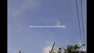 Suasana sore dikebun
