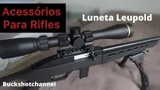 Coloquei acessórios no rifle 22 CBC 7022 way Para deixar TOP.... Virou arma de 5 mil