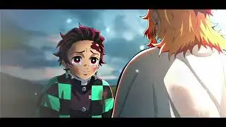 Let Me Down Slowly -: AMV (Tanjiro x Rengoku )  | Demon Slayer