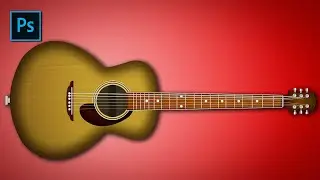 Create Guitar From Scratch in Photoshop 2020