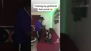Tickling My Girlfriend Feet Prank **GONEWRONG!!** 😂 