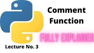 Lecture No. 3|Python Programming Series | Knowledge by Umar