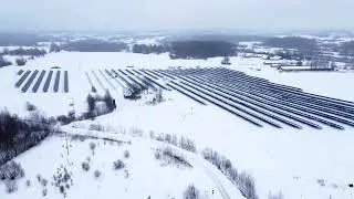 Солнечные панели под Резекне. СЭС - не путать с санэпидемстанцией😁