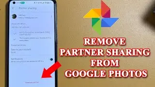 How to delete google photos partner sharing