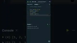 JavaScript Tricks | Array.push() Method | #shorts #codingshorts