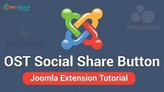 OST Social Share - Joomla Extension Video Tutorial