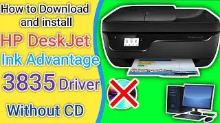 HP DeskJet Ink Advantage 3835 Printer driver How to download and install windows. HP Smart Setup.