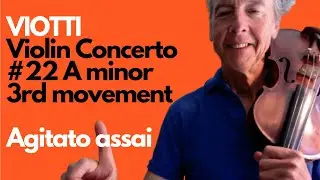 Viotti Violin Concerto #22 A minor 3rd movement Agitato assai