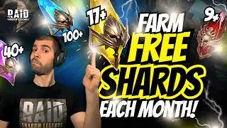 💎 HOW TO FARM SHARDS for FREE Every Month in RAID! (100% F2P Friendly!) 🔥