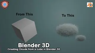 Creating Clouds from a cube with Blender 3D
