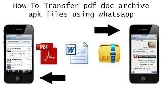 Send File Via WhatsApp | Share Docs, Pdf, Archives, Videos or Files up to 1 GB