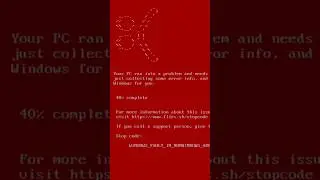 Finally, Bluescreen on Linux