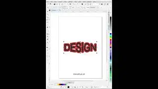envelope text di CorelDRAW  
