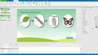 Start a course with a Sequence Question with ActivePresenter 7