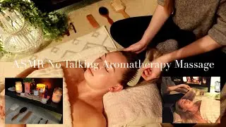 ASMR Holistic Scalp, Face & Neck Massage to help her Sleep on a Stormy Night (NO TALKING)