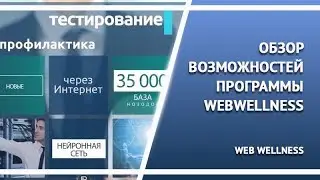Обзор возможностей программы WebWellness (интерфейс)