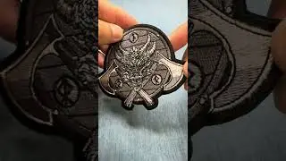 Viking Dragon and Axes Patch (P7857)
