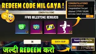 Free Fire Redeem Code Today 21 May | FFWS Redeem Code Today | FF Redeem Code Today