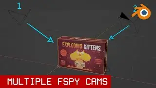 Using Multiple fSpy Cameras in Blender | Intro to Projection Mapping in Blender