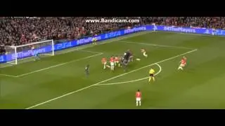 Van Persie Amazing Free-Kick Vs Olympiacos (Manchester United 3 - 0 Olympiacos) 19.03.2014