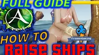 How to Raise Sunken Ships Tutorial - FULL GUIDE - Archeage 3.0 - 2017