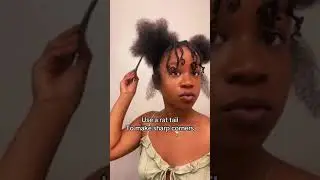 Soo Creative !! Star ⭐️ puffs tutorial🔥🔥 #bunhairstyle #bunstyles