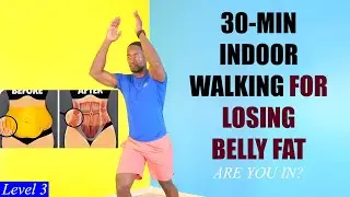 30-Minute Indoor Walking Workout for Losing Belly Fat No Weights