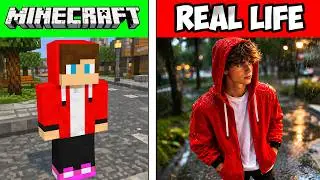 Minecraft in Real Life… but it’s real 😳