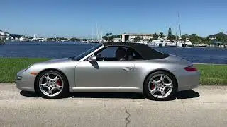 2007 Porsche 911 Carrera S Cab Convertible Top Operation