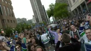 Vancouver Canucks Fans! Down Town After Game 5 Win