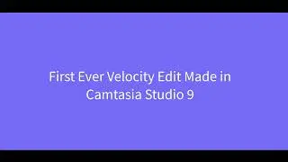 One Dance - Velocity Edit | First Ever Velocity Edit Made on Camtasia 9 | Shadow Bit Productions