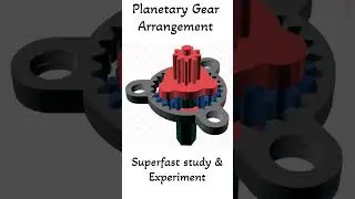 Planetary Gear Arrangement #PlanetaryGear #shortsvideo