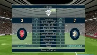 Arsenal vs Internazionale Europa League 2019 - Game Pes 19 mobile