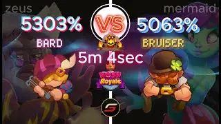 Max Bard vs. Max Bruiser - Rush Royale PvP