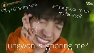 ENHYPEN JUNGWON being HEESEUNG’s overprotected child/twinz PART 5 (ft. SUNGHOON and JAY)