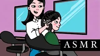 ASMR FAST BARBER SHOP 💇🏻‍♀️ Animation