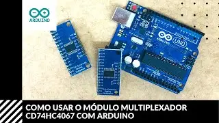 How to use the CD74HC4067 multiplexer module with Arduino.