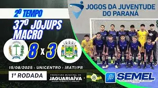 #EP2271 37º JOJUPS 2025 2º tempo Jaguariaíva x Irati futsal masculino 15/08/2025
