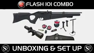 Hatsan Flash 101 COMBO Kit Unboxing & Setup | Best Budget Air Rifle for Beginners?