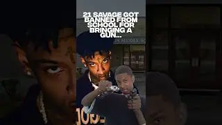 21 Savage Brought A GUN to School & Got ARRESTED + BANNED From Middle School ‼️😱 
