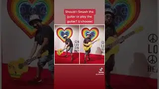 MoVernie LIFE SELECTOR:Would u like me to...1) Smash this guitar OR 2) Play a Bob Marley song for u?