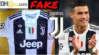 Fake Juventus Ronaldo 2018/19 Jersey unboxing⚽ Home kit Dhgate