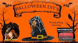 Halloween Wood crafting with the Mecpow X4Pro