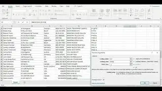 Index & Match Function with drop down list on Microsoft Excel.