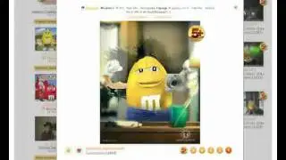 M&M's - Love Triangle Digital Campaign in Odnoklassniki.ru